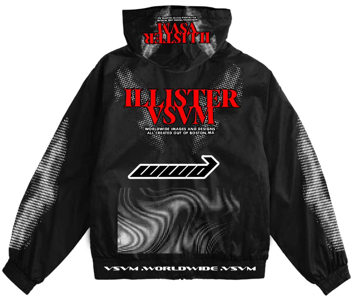 VSVM Style Racing Jacket "Blk"