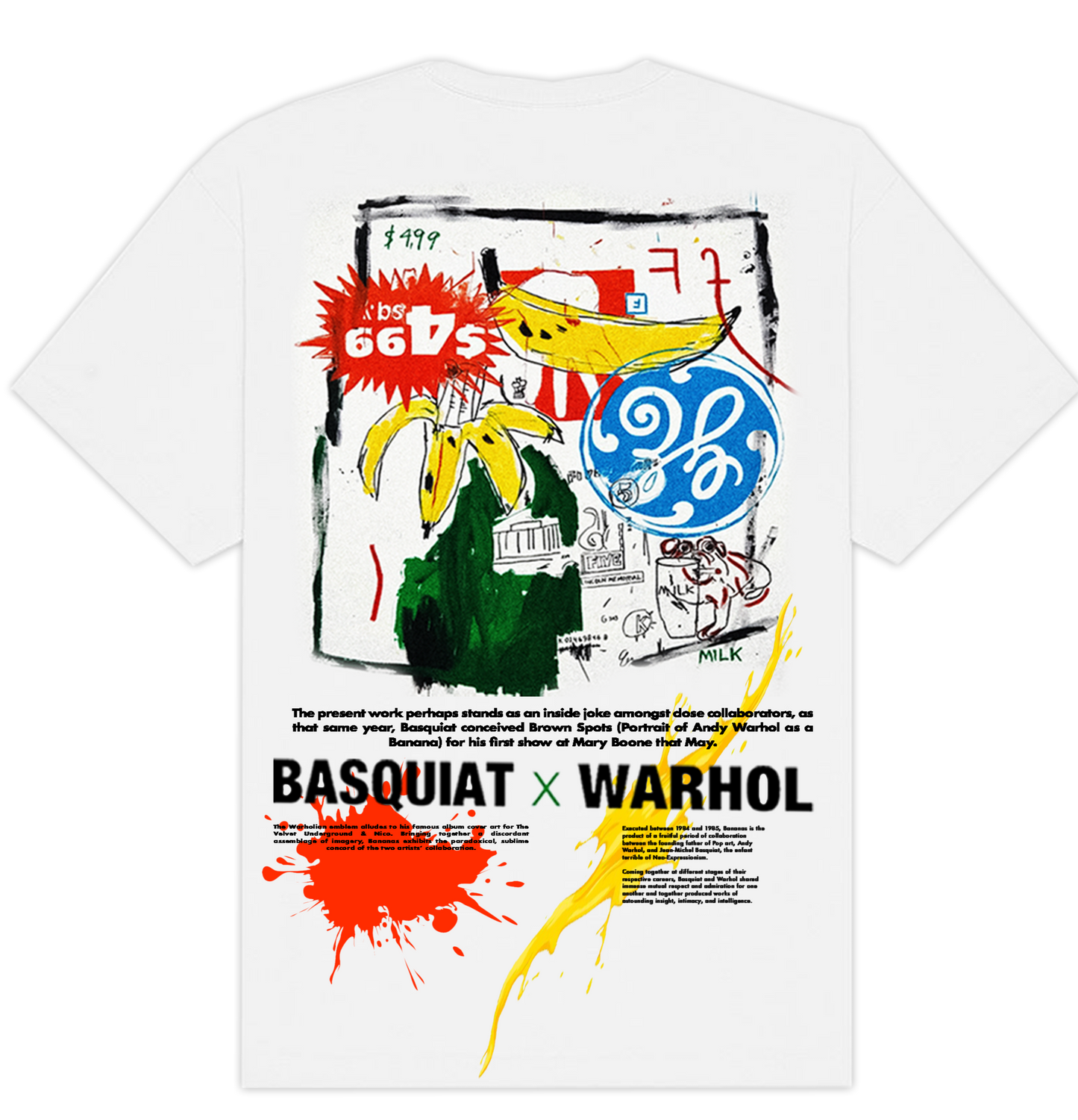 "Bannas" Basquiat x Warhol