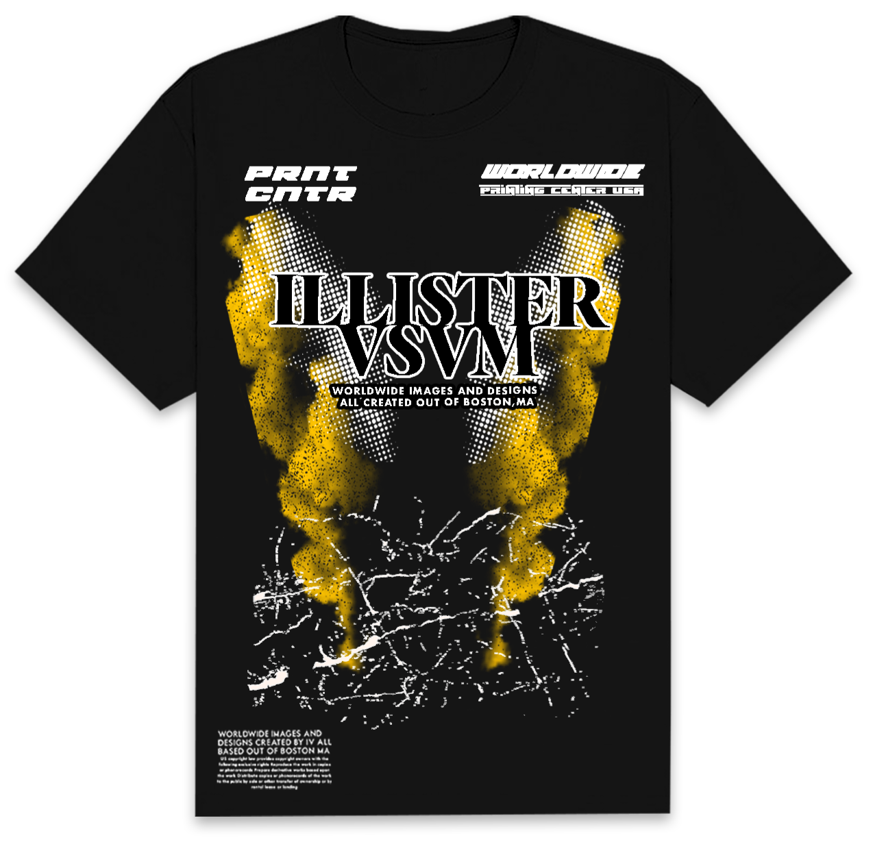 Prntrs Touch t-shirt "Blk"