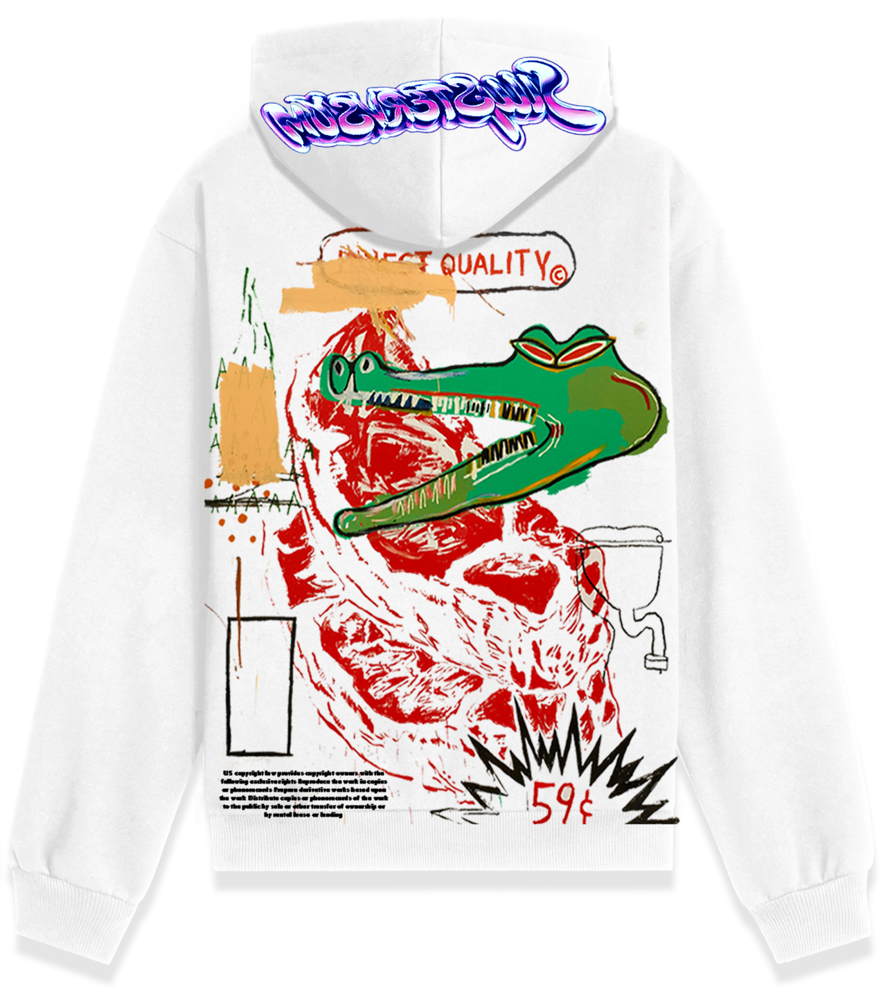 Basquiat 3 "Dayof Art" Hoodie