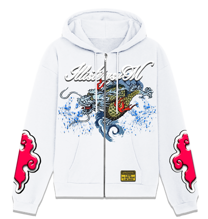 "Strengthened Vigor" Zip-Jacket Hoodie