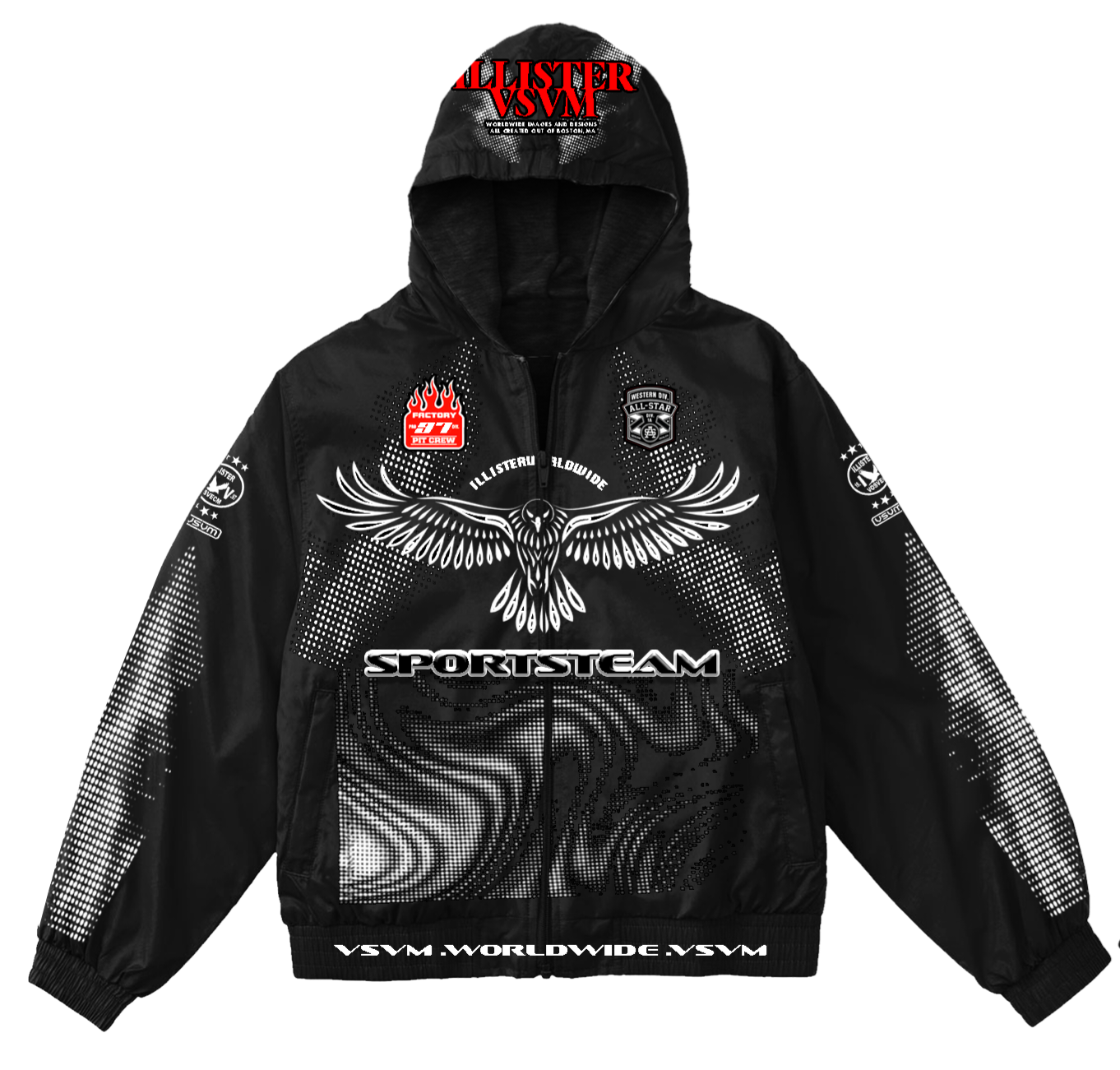 VSVM Style Racing Jacket "Blk"